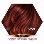 Coloration cheveux Châtain clair acajou rougeâtre 5/59