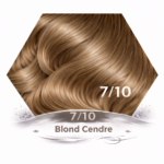 Coloration cheveux blond cendré 7/10